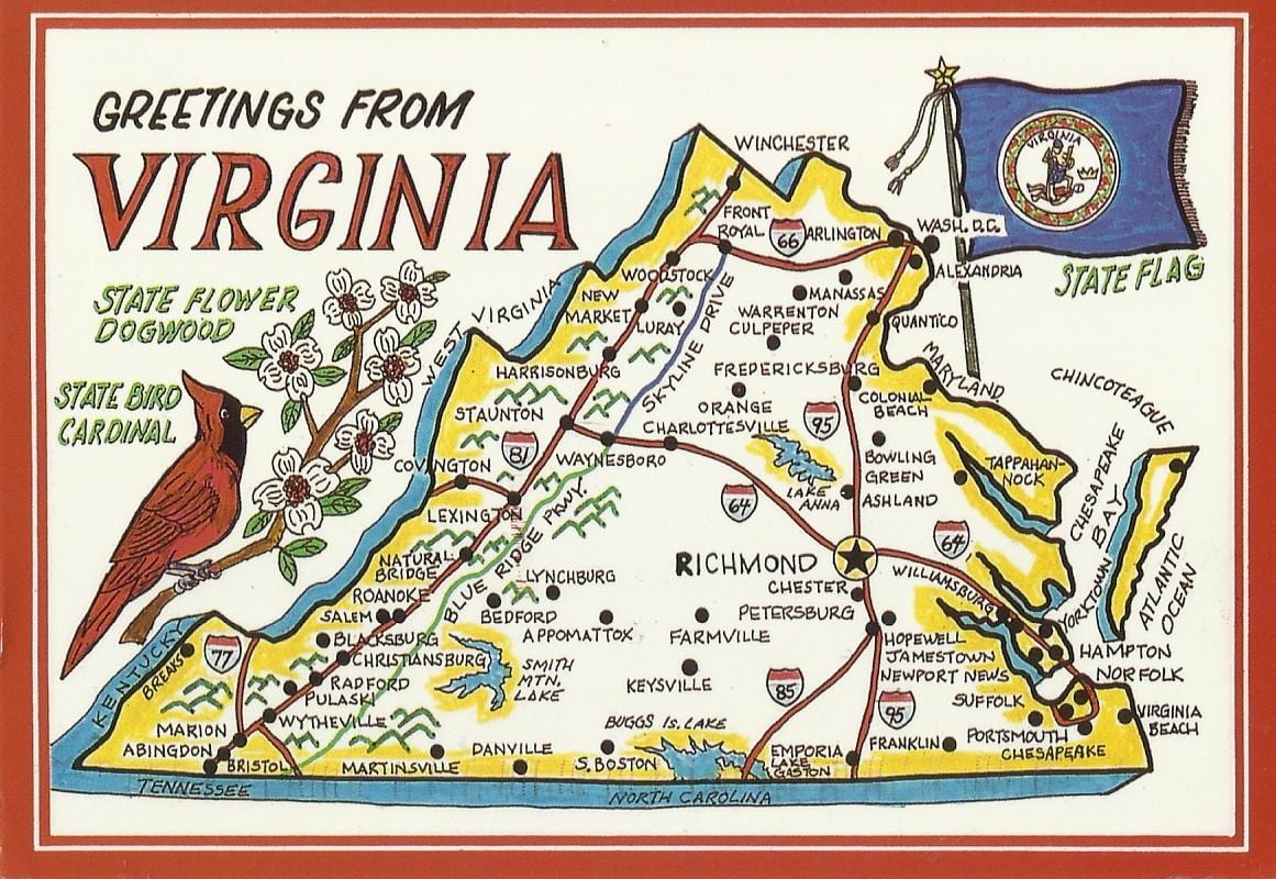 ವಾಷಿಂಗ್ಟನ್ ಡಿಸಿ virginia ನಕ್ಷೆ